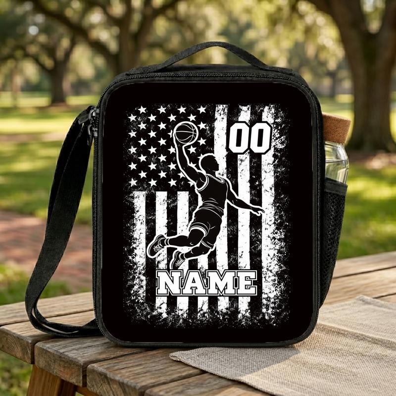 USA Basketball Lunch Bag - Back To School Dunk Player Design Lunch Box Bag USA Basketball Lunch Bag - Back To School Dunk Player Design Lunch Box Bag