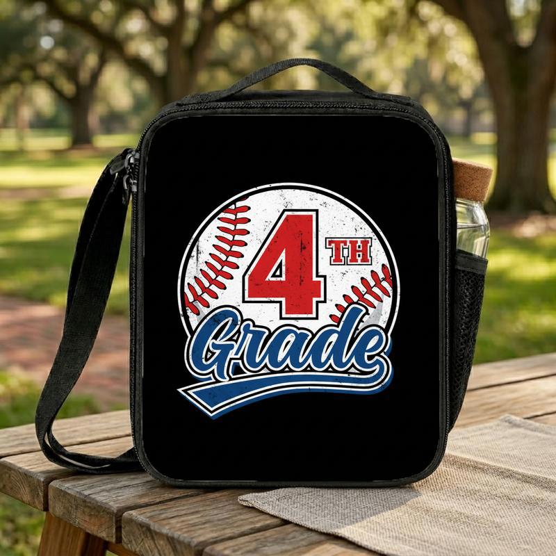 Vintage Custom Grade Baseball Lunch Bag - Back To School Kids Bag Lunch Box Bag Vintage Custom Grade Baseball Lunch Bag - Back To School Kids Bag Lunch Box Bag