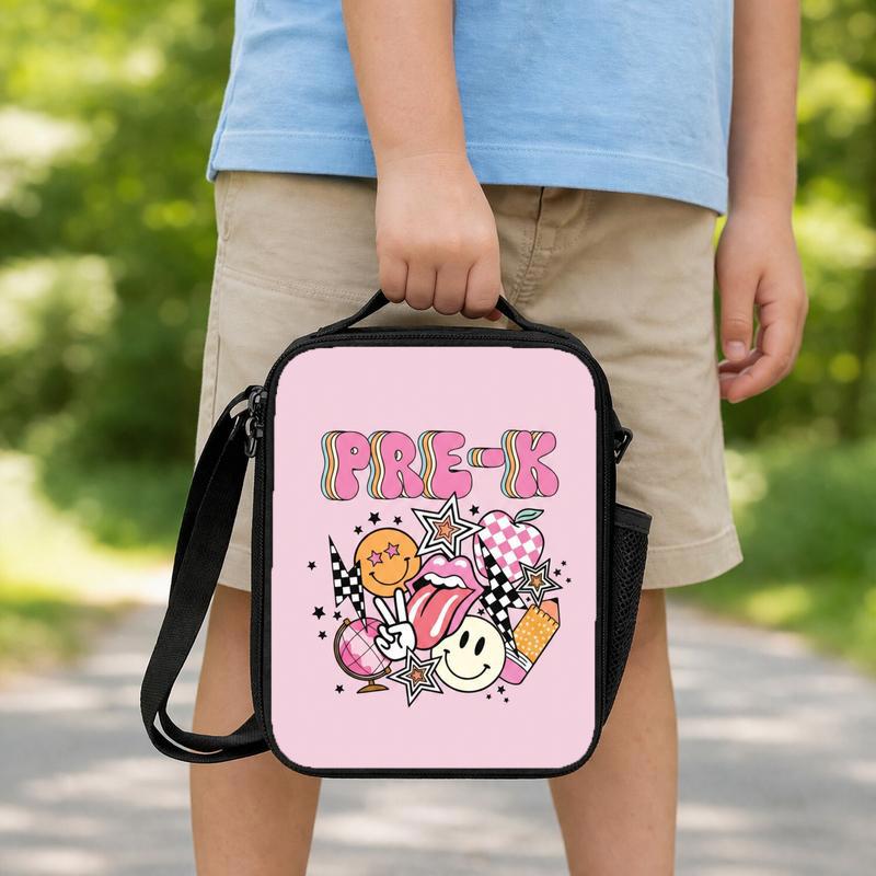 Coquette Pre-K Lunch Bag - Cute Aesthetic School Kids Lunch Box Bag Coquette Pre-K Lunch Bag - Cute Aesthetic School Kids Lunch Box Bag
