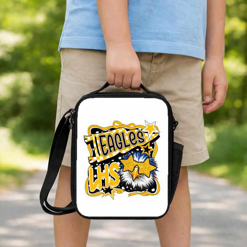Custom Back To School Mascot Cool - Bold Middle School Spirit Lunch Box Bag Custom Back To School Mascot Cool - Bold Middle School Spirit Lunch Box Bag