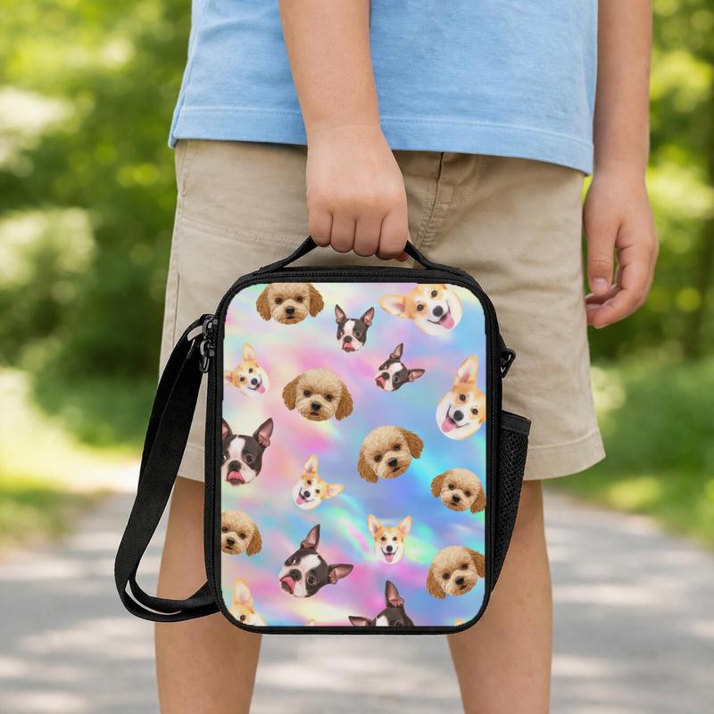 Custom Dog, Cat Lunch Box Bag