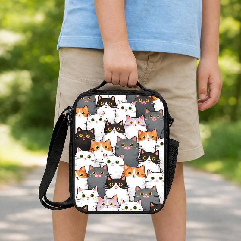 Cute Cat Lunch Box Bag
