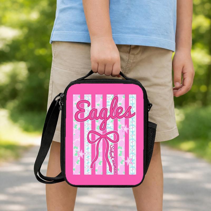 Eagles Lunch Bag - Elementary School Custom Mascot Back To School Lunch Box Bag Eagles Lunch Bag - Elementary School Custom Mascot Back To School Lunch Box Bag