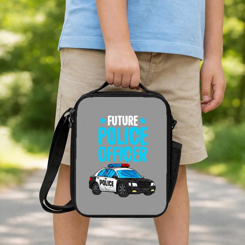 Future Police Officer Lunch Bag - Back To School Kids Lunch Box Bag Future Police Officer Lunch Bag - Back To School Kids Lunch Box Bag