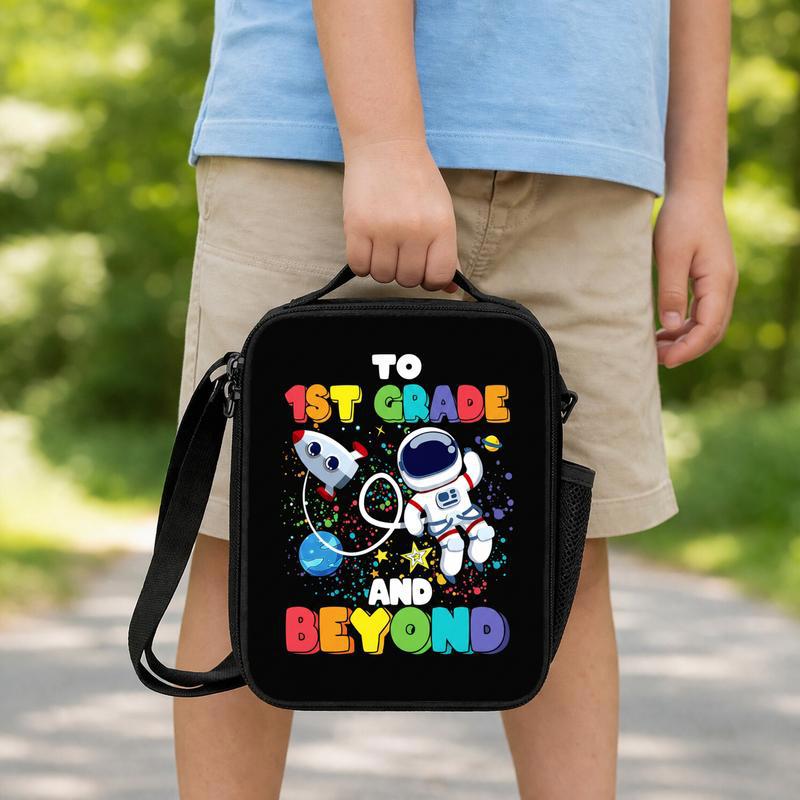 Kids Astronaut Lunch Bag 1st Grade - To First Grade And Beyond Space Lunch Box Bag