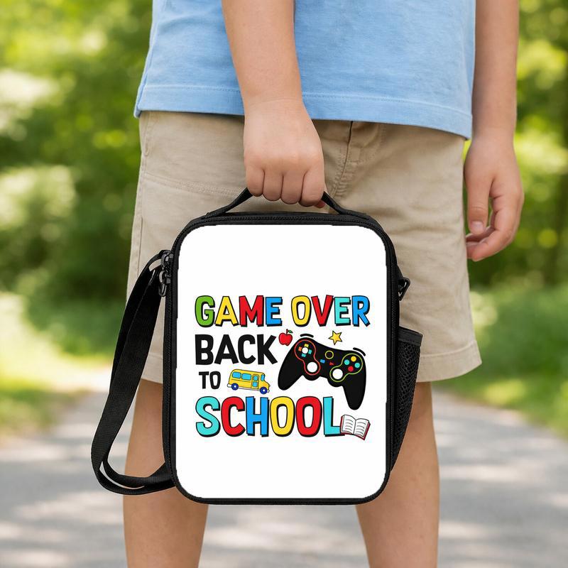 School Mode Activated Lunch Bag - Gamer Back To School Lunch Box Bag School Mode Activated Lunch Bag - Gamer Back To School Lunch Box Bag