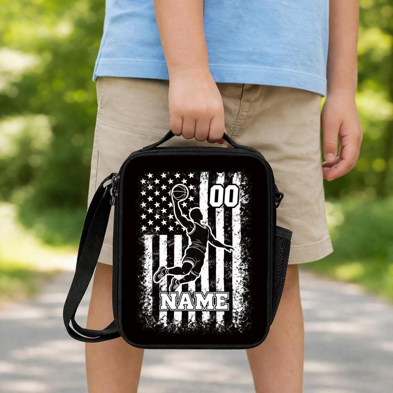 USA Basketball Lunch Bag - Back To School Dunk Player Design Lunch Box Bag USA Basketball Lunch Bag - Back To School Dunk Player Design Lunch Box Bag