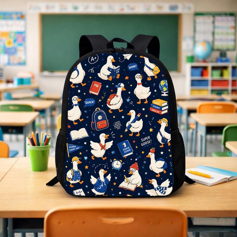 All Over Goose Backpack - Fun Back To School Kids Pattern Custom Backpack - Savourry
