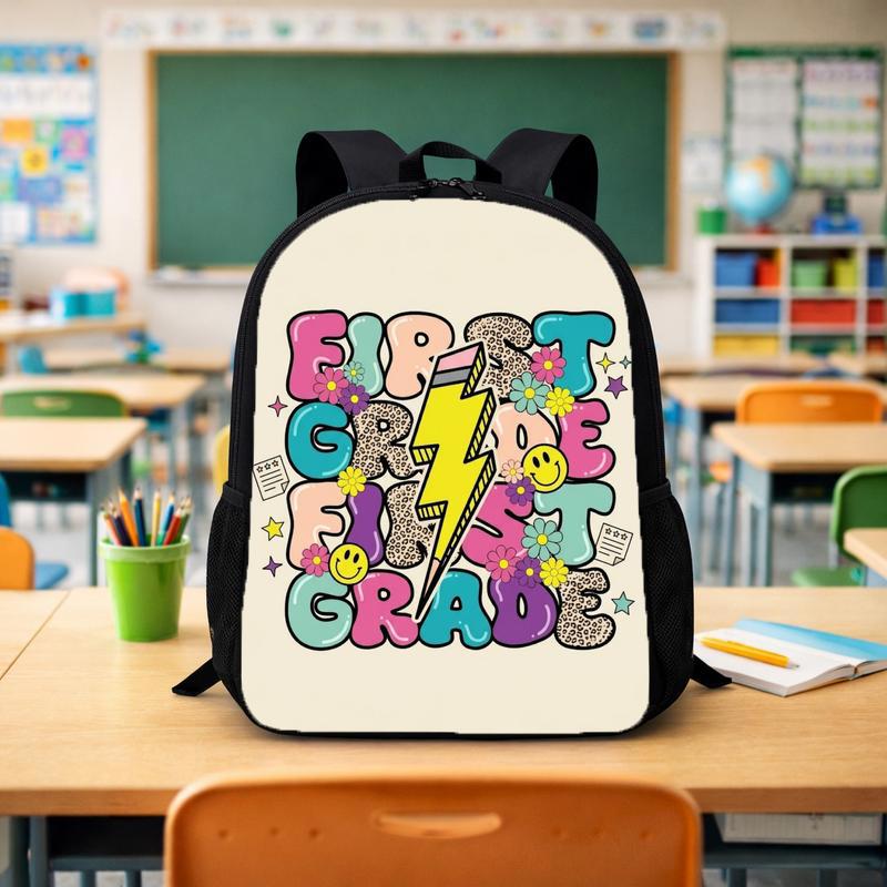 Color Pop Rock First Grade Backpack - Cute Back To School Bag Custom Backpack - Savourry