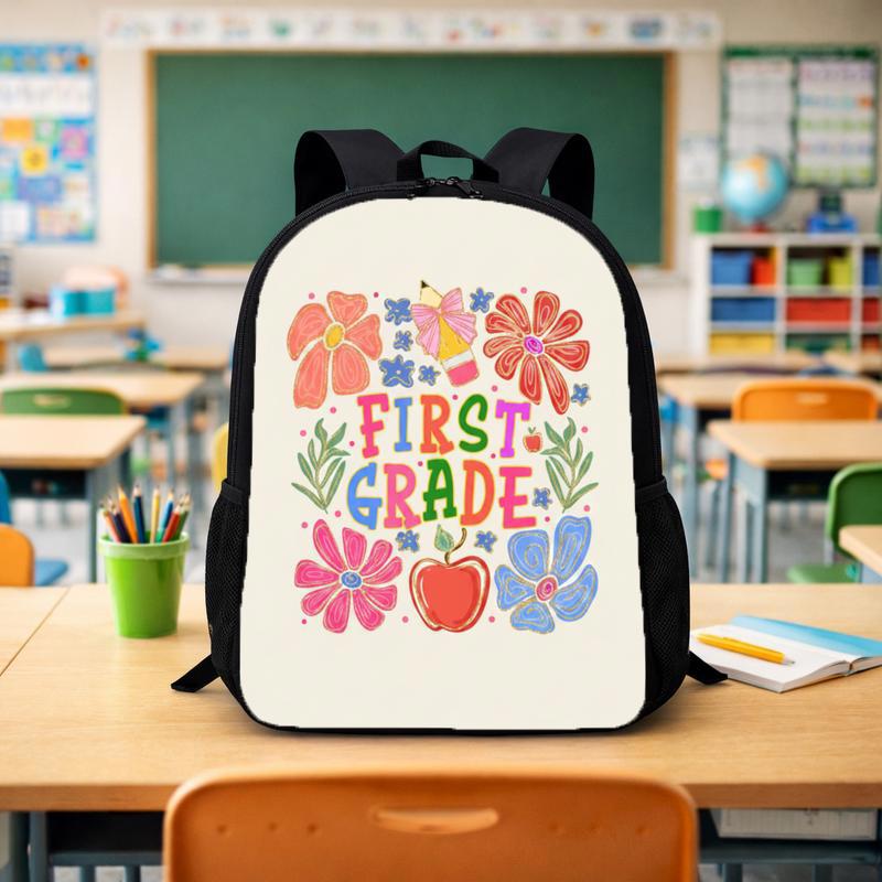 Colorful First Grade Backpack - Elementary School Boho Vibes Custom Backpack - Savourry