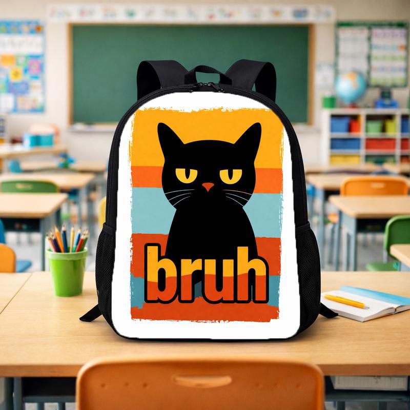 Cool Cat Back To School Custom Backpack - Savourry