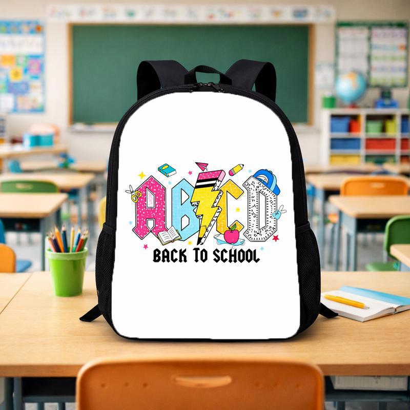 Cool Kids Backpack - ABC Lightning Back To School Design Custom Backpack - Savourry