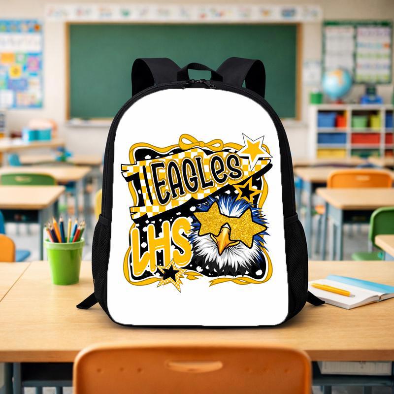 Custom Back To School Mascot Cool - Bold Middle School Spirit Custom Backpack - Savourry