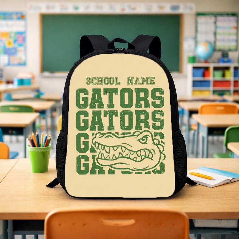 Custom Middle School Mascot Backpack - School Spirit Style Custom Backpack - Savourry