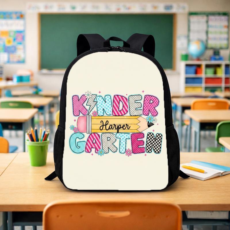 Cute Back To School Backpack - Personalized Kids Name Gift Custom Backpack - Savourry