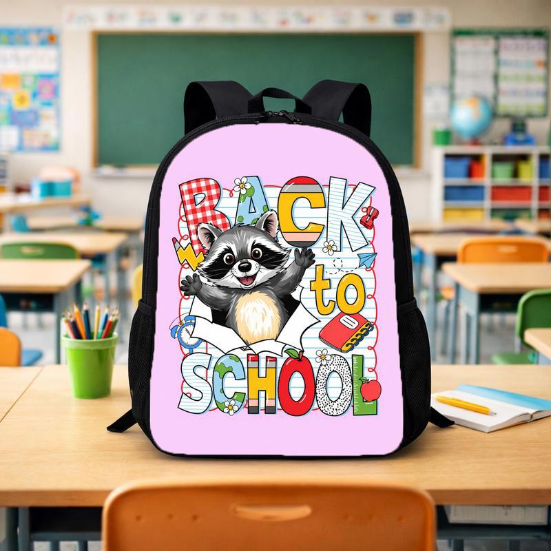 Cute Raccoon Backpack - Kids Back To School Custom Backpack - Savourry