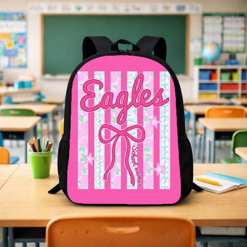 Eagles Backpack - Elementary School Custom Mascot Back To School Custom Backpack - Savourry
