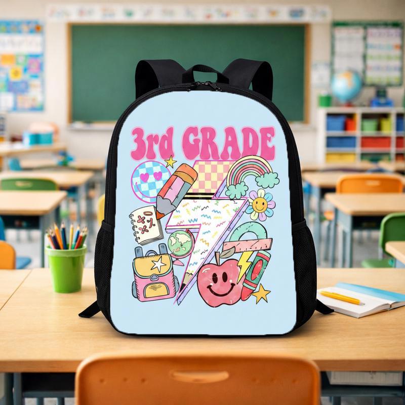 Elementary School Custom Grade Backpack - Fun Learning Vibes Custom Backpack - Savourry