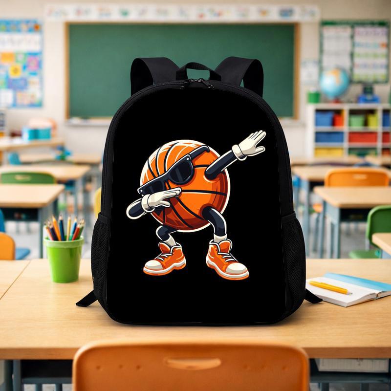 Funny Basketball Backpack - Back To School Dabbing Ball Design Custom Backpack - Savourry