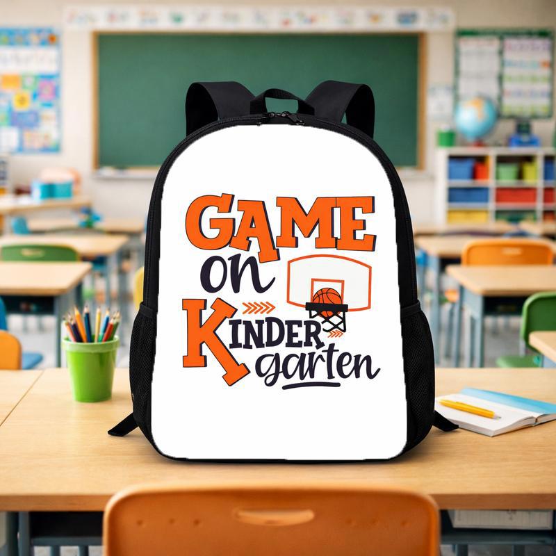 Game On Kindergarten Backpack - Basketball Back To School Kid Custom Backpack - Savourry