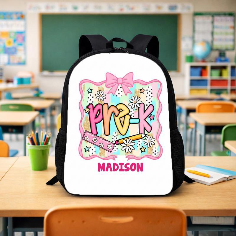 Girls Pre-K Custom Backpack - Cute Pattern School Style Custom Backpack - Savourry