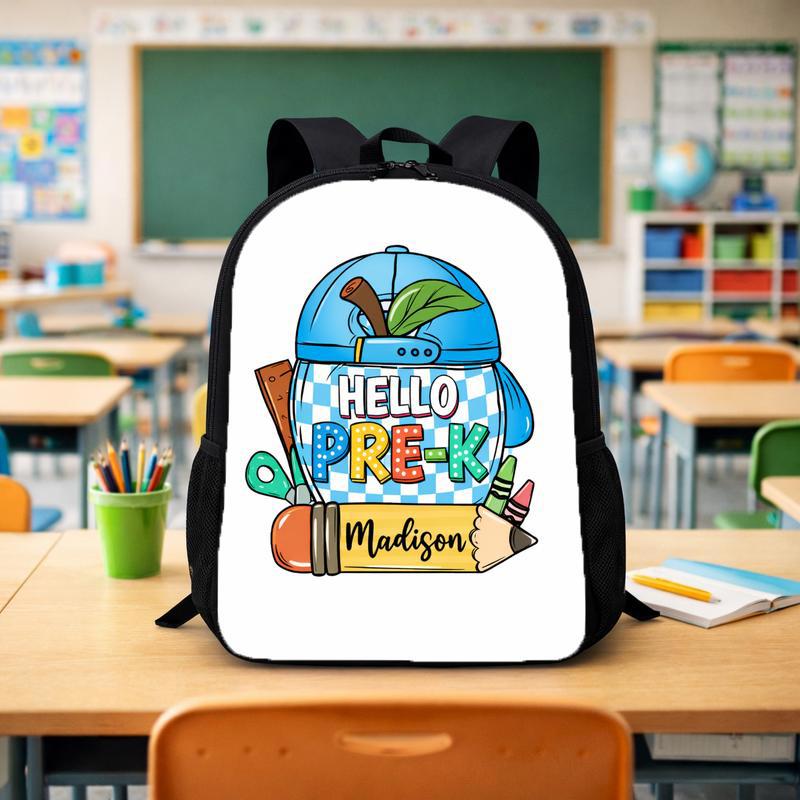 Hello Back To School Boy Custom Backpack - Savourry