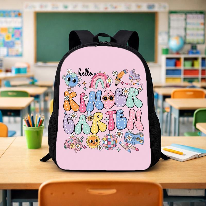 Hello Kindergarten Backpack - Cute Kawaii Back To School Kids Custom Backpack - Savourry