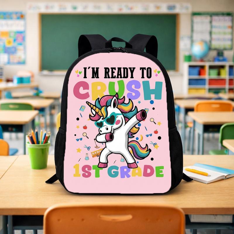 I’m Ready To Crush 1st Grade - Funny Kids Backpack Custom Backpack - Savourry