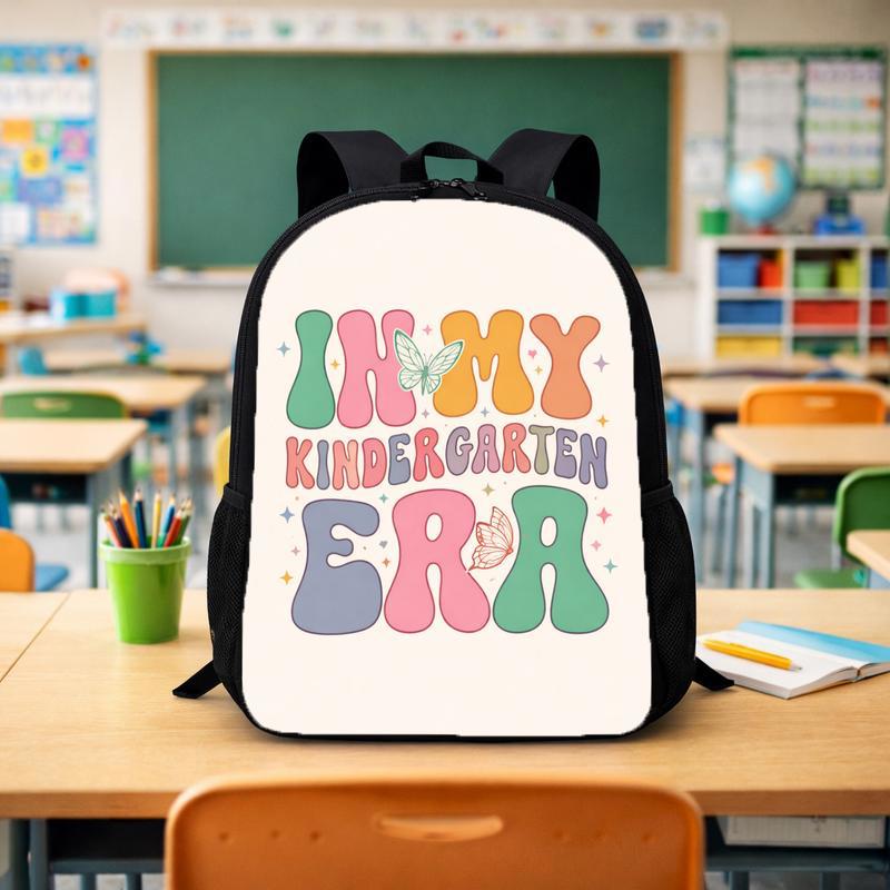 In My Kindergarten Era Backpack - Cute Retro School Kids Custom Backpack - Savourry