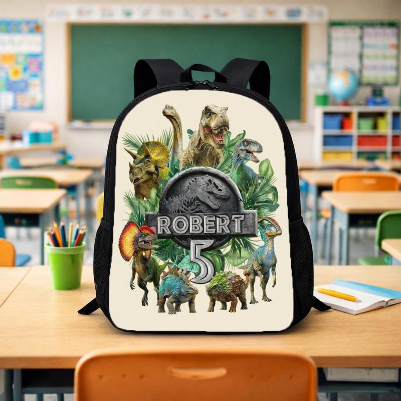 Jurassic Dino Backpack - Personalized Kids School Custom Backpack - Savourry