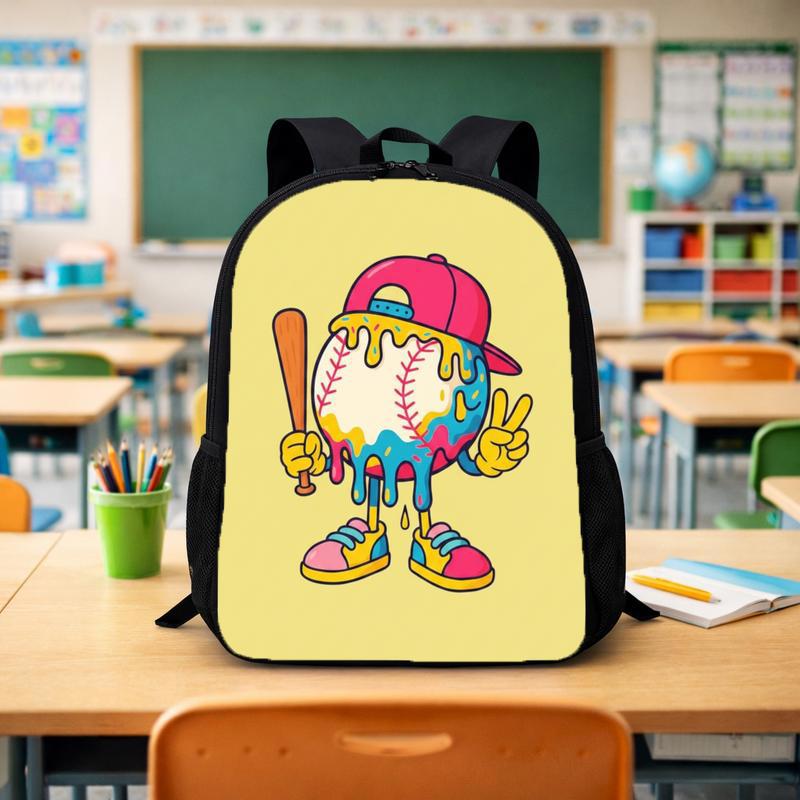 Kawaii Baseball Backpack - Cartoon Sport Kids Design Custom Backpack - Savourry