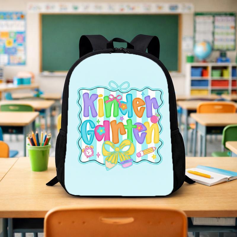 Kindergarten Backpack - Cute Colorful Back To School Design Custom Backpack - Savourry