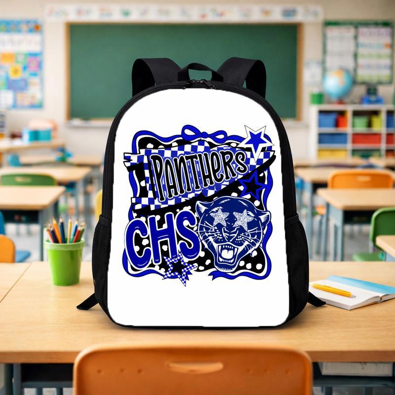 Middle School Panther Mascot Custom Backpack - Savourry