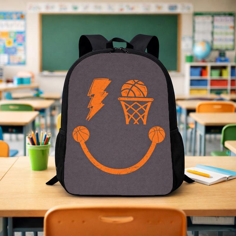 Minimal Basketball Backpack - Back To School Simple Sport Style Custom Backpack - Savourry