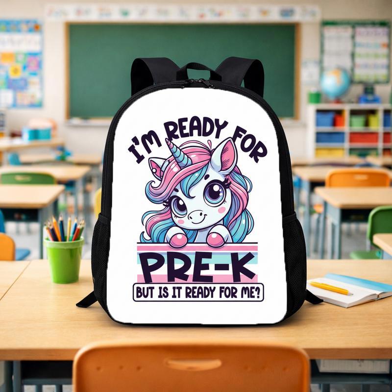 Pre K Unicorn Backpack – Ready For School Cute Kids Bag Custom Backpack - Savourry