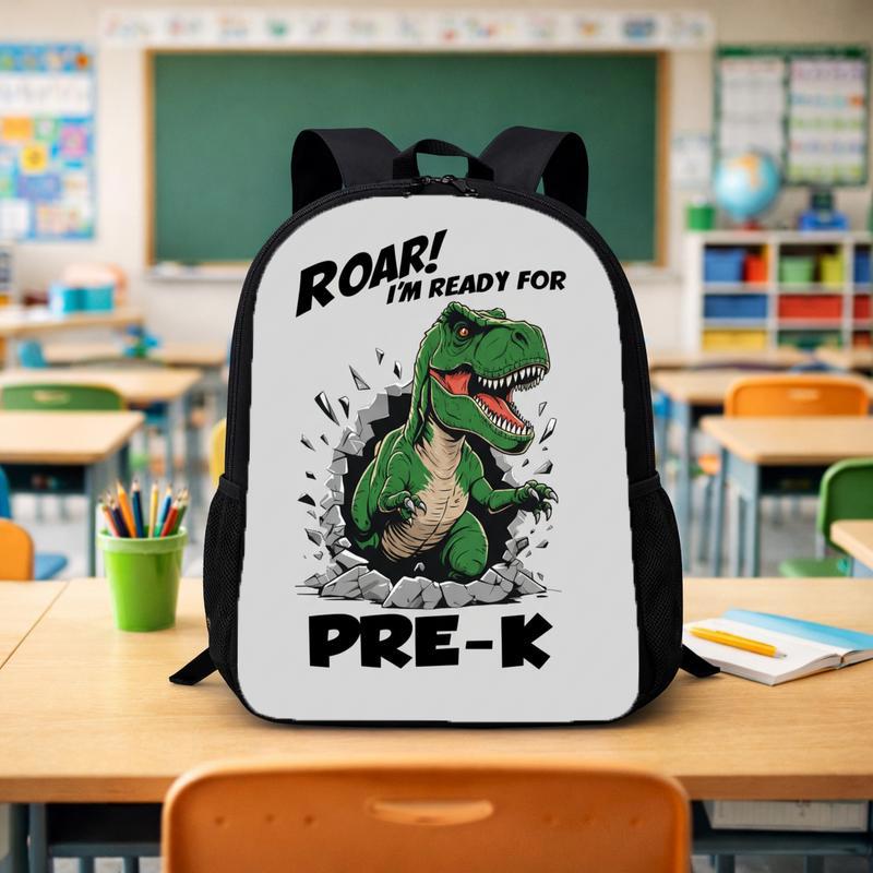 Pre-K Dinosaur Backpack - Funny Back To School Kids Custom Backpack - Savourry