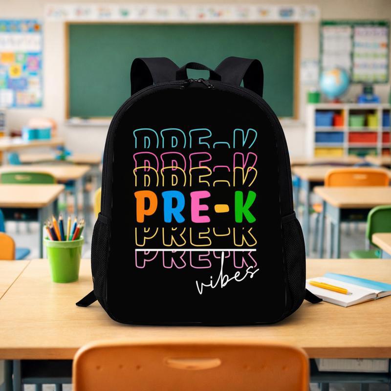 Pre-K Vibes Backpack - Trendy Kids Back To School Custom Backpack - Savourry
