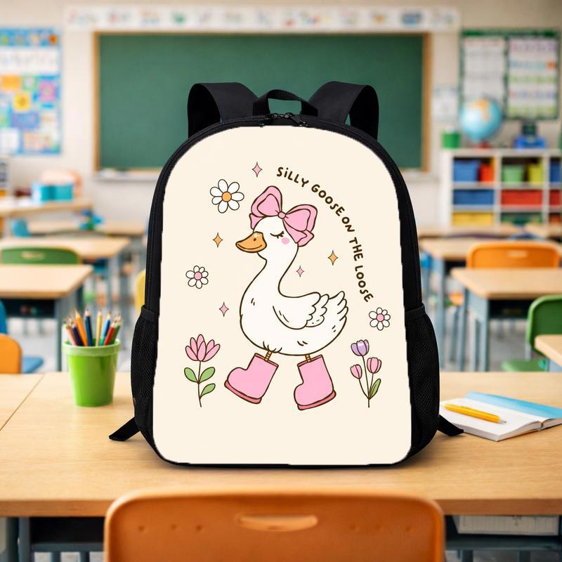 Silly Goose Backpack - Cute Back To School Girls Custom Backpack - Savourry