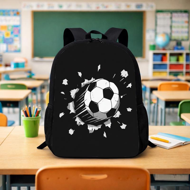 Soccer Ball Smash Backpack - Cool Sports Kids School Bag Custom Backpack - Savourry
