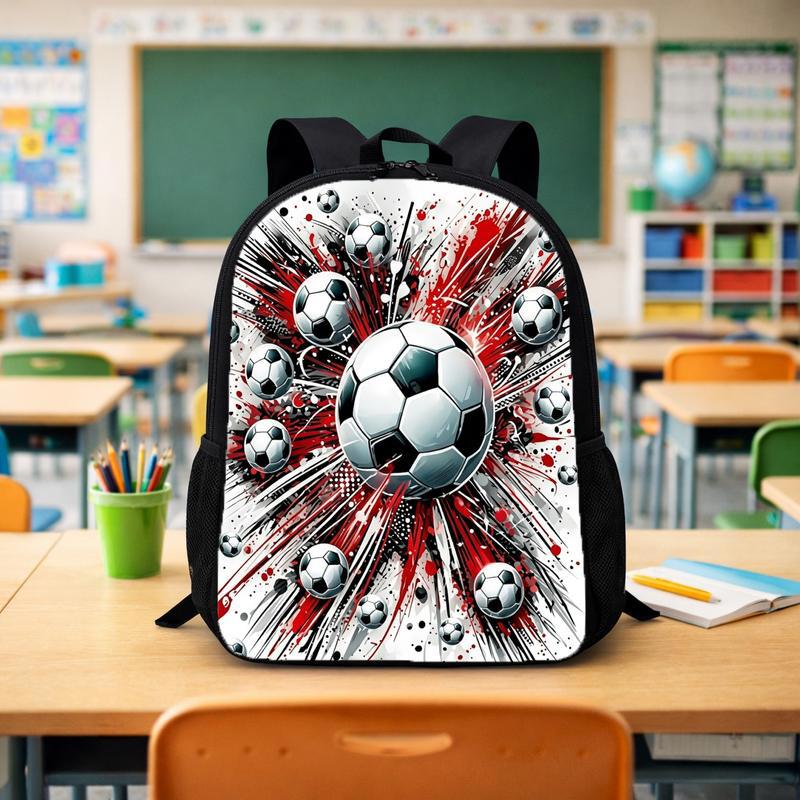 Soccer Graphic Backpack - High Energy Sports Back To School Custom Backpack - Savourry