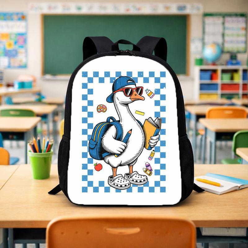 Trendy Goose Student Backpack - Funny Back To School Kids Custom Backpack - Savourry