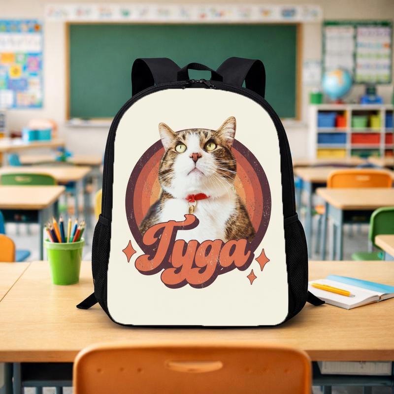 Vibrant Custom Cat Custom Backpack - Savourry