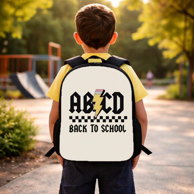 Alphabet Rock Backpack For Kids - Back To School Ready Custom Backpack Alphabet Rock Backpack For Kids - Back To School Ready Custom Backpack