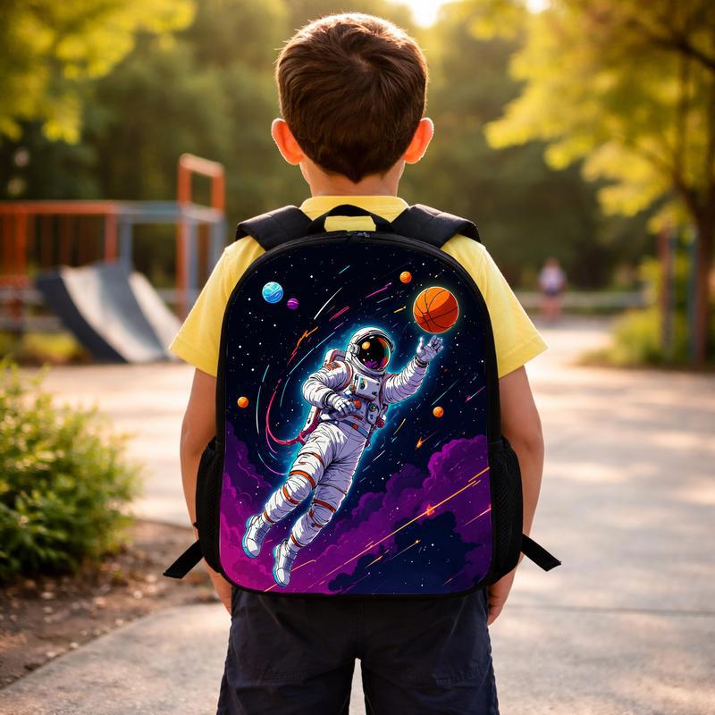 Astronaut Backpack Kids - Space Sports Galaxy Design Custom Backpack