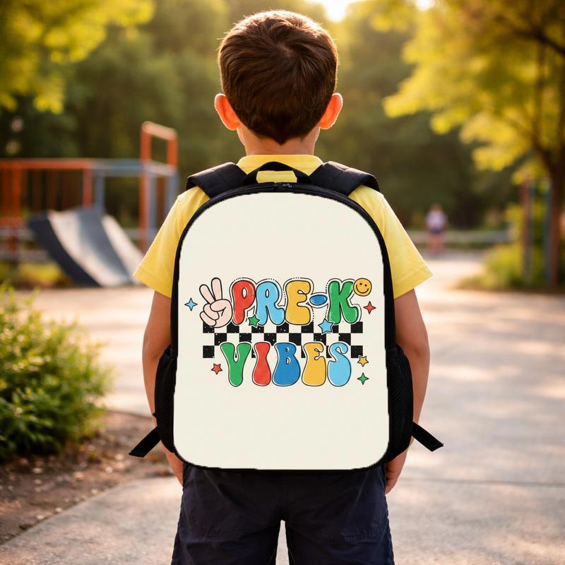 Colorful Pre-K Backpack - Trendy Kids School Custom Backpack Colorful Pre-K Backpack - Trendy Kids School Custom Backpack