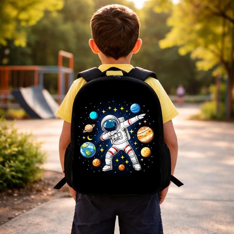 Cool Kids Backpack Space Theme - Dabbing Astronaut Planets Custom Backpack Cool Kids Backpack Space Theme - Dabbing Astronaut Planets Custom Backpack