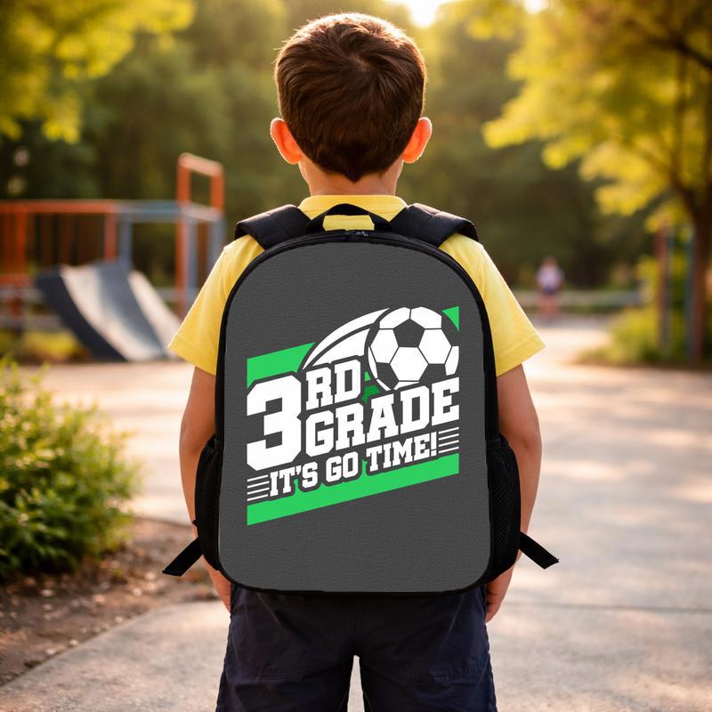 Custom Grade Go Time Backpack - Soccer School Desig Custom Backpack Custom Grade Go Time Backpack - Soccer School Desig Custom Backpack