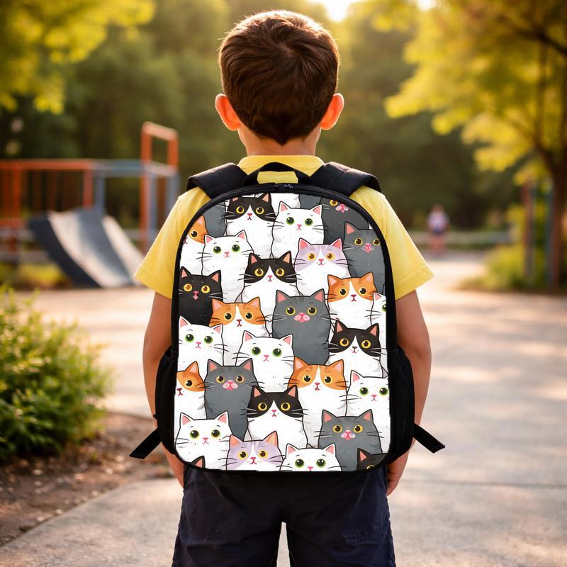 Cute Cat Custom Backpack