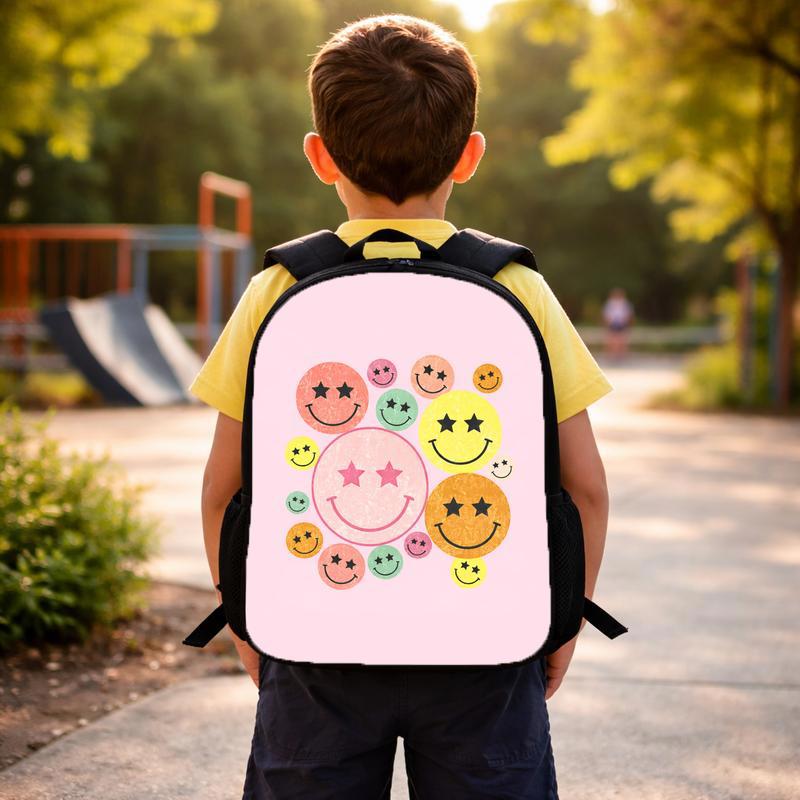 Cute Smiley Backpack - Back To School Girls Custom Backpack Cute Smiley Backpack - Back To School Girls Custom Backpack