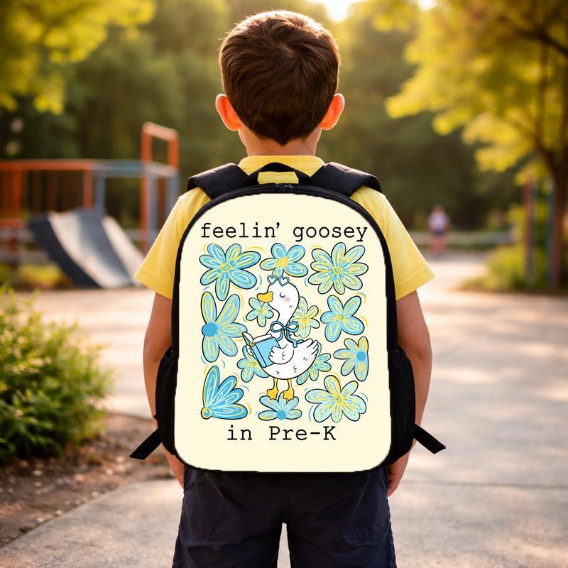 Feelin Goosey Backpack - Pre-K Back To School Kids Custom Backpack